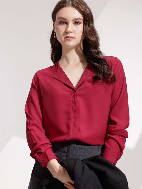 myntra ladies formal tops