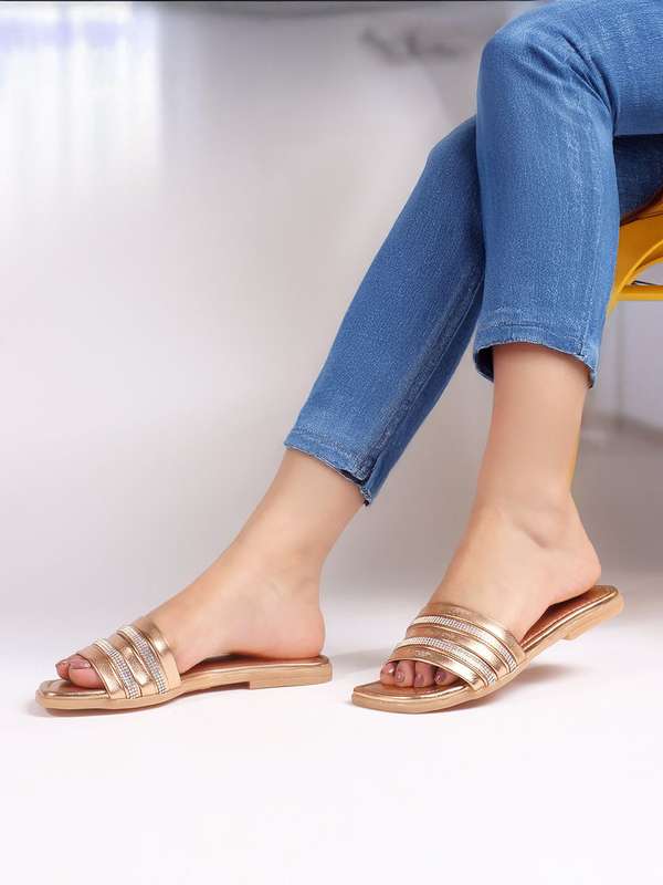 rose gold flats for women