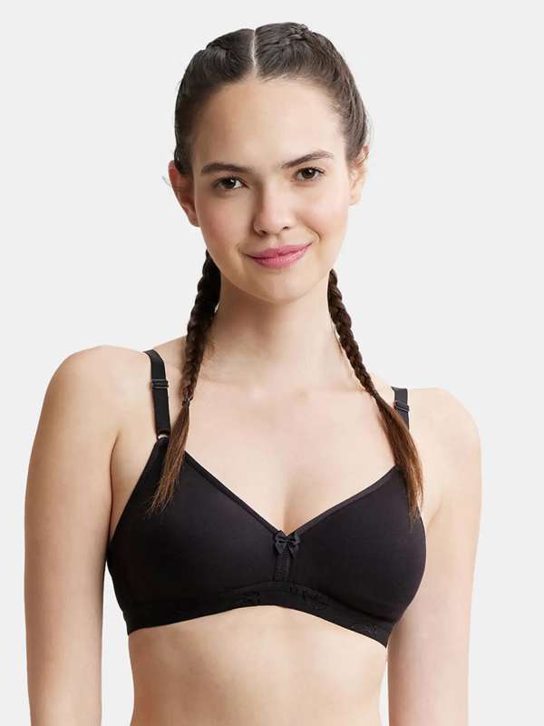 Buy Jockey FE41 Wirefree Non Padded Full Coverage Everyday Bra - Skin at  Rs.729 online