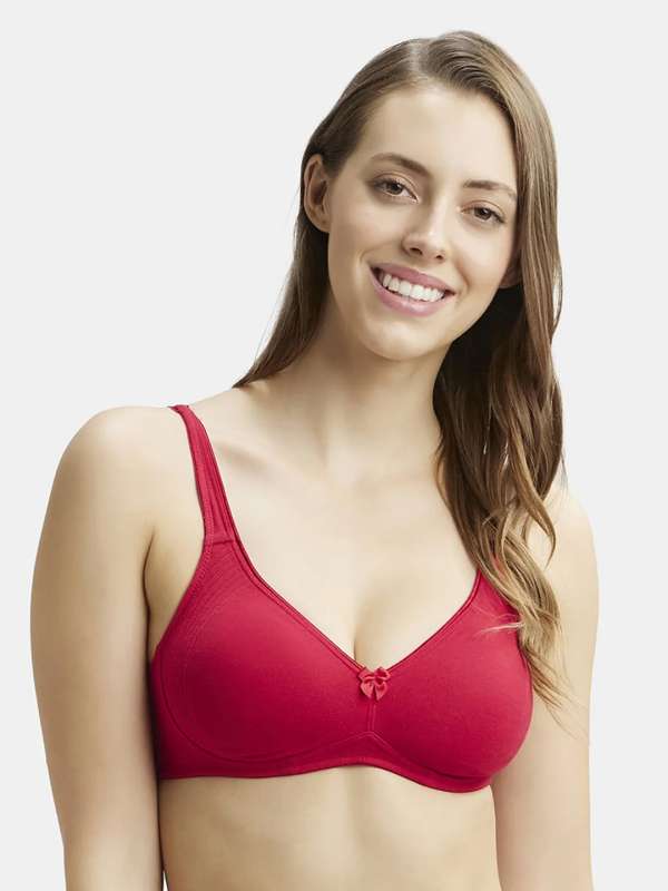 JOCKEY Beet Red Full coverage non wired T shirt Bra (38B) in Delhi at best  price by Ajay Fancy Store - Justdial