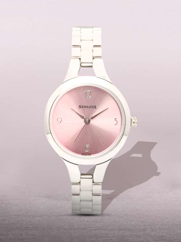 Sonata discount pink watches