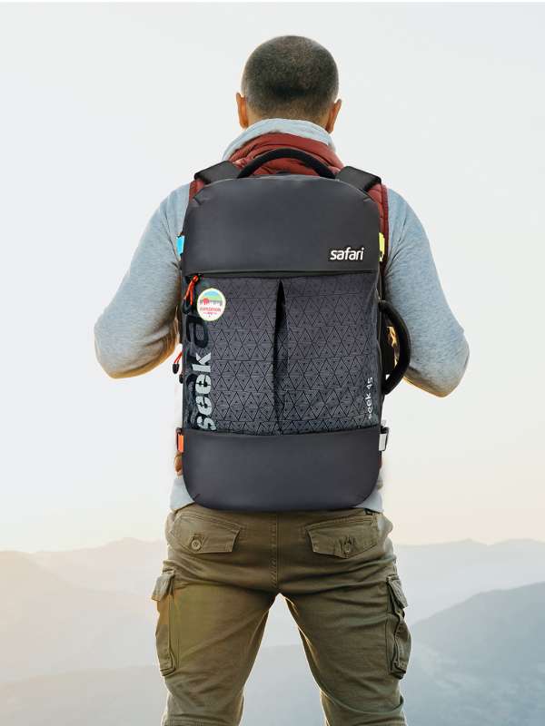 Skybags xcide plus 45 ltrs black casual backpack clearance