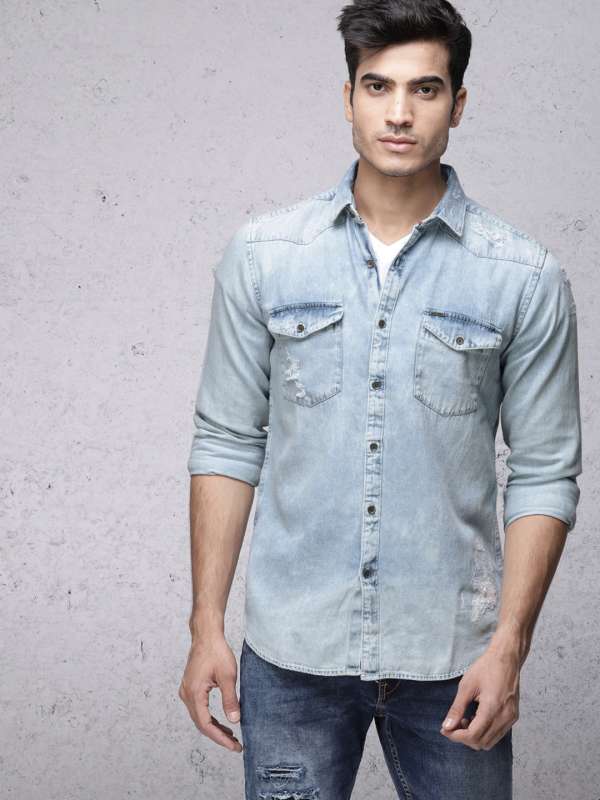 denim shirt men india