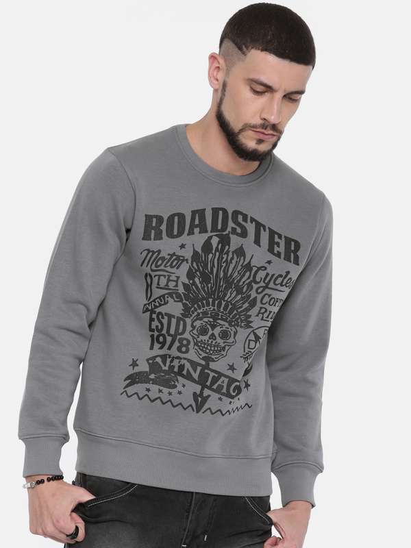 sweatshirt for men myntra