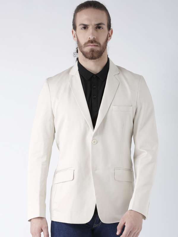 Off White Blazers - Buy Trendy Off White Blazers Online in India | Myntra