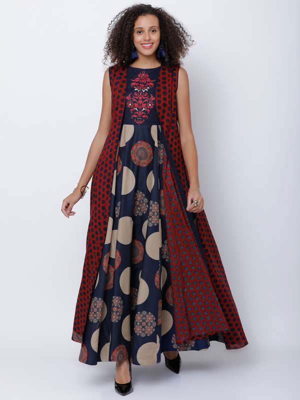 boat neck anarkalis online