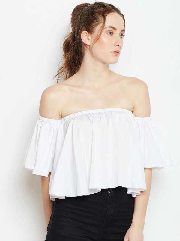 Solid deals bardot top
