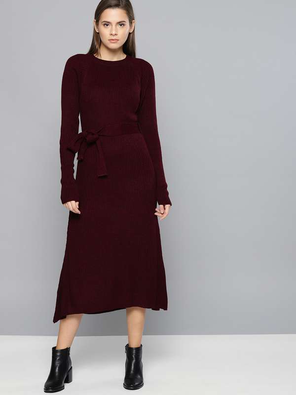 myntra sweater dress