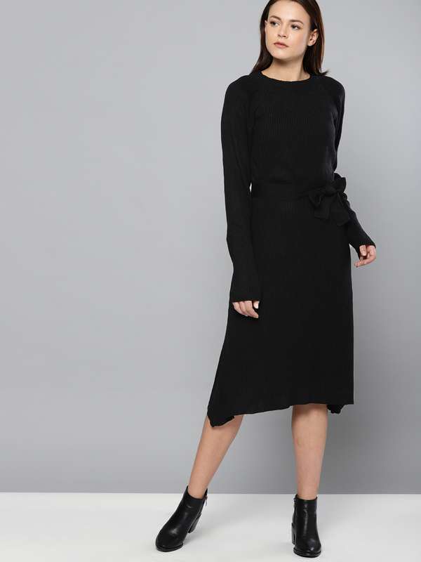 myntra sweater dress