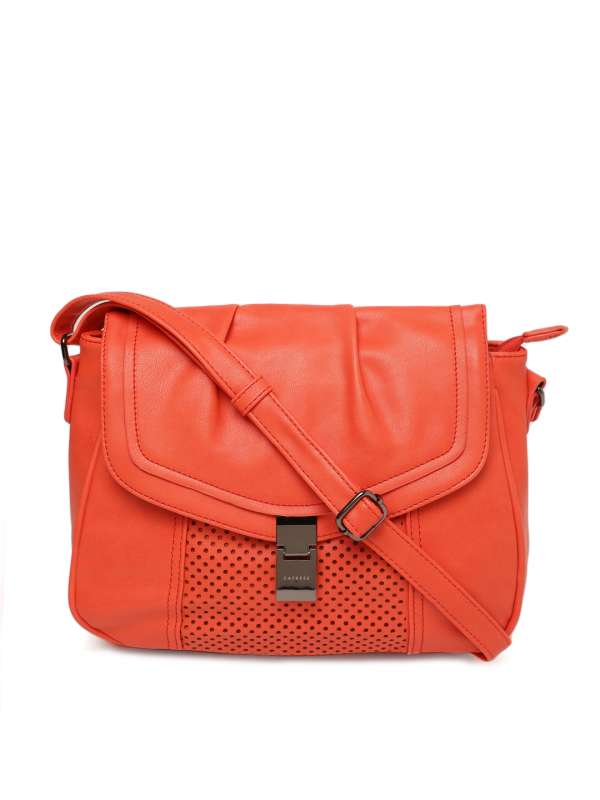 Caprese orange sling bag sales
