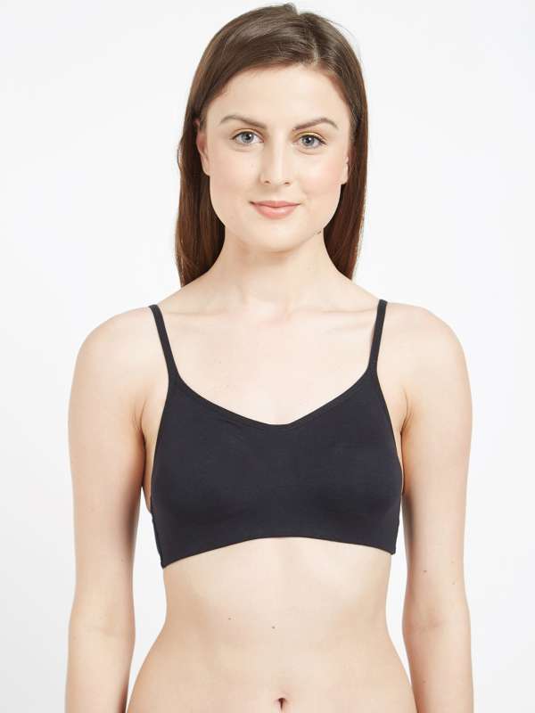 Buy Soie Non-Padded Non-Wired Beginners Bra - Grey Melange at Rs.390 online