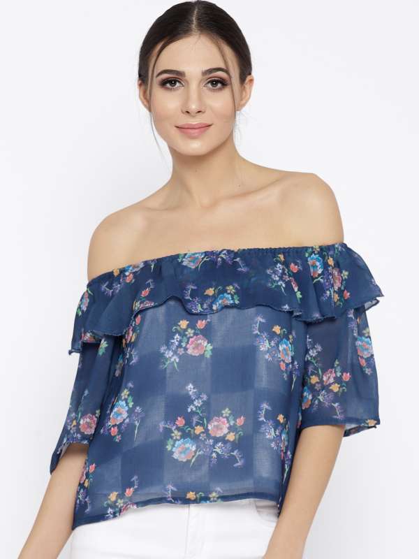 Lee Cooper Blue Tops Buy Lee Cooper Blue Tops online in India