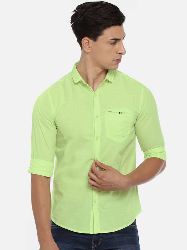 light green shirt matching pants 