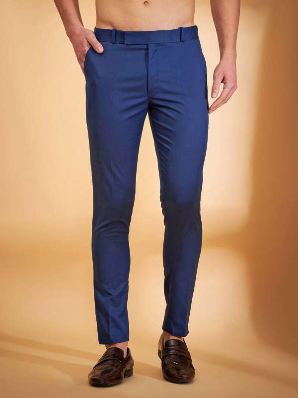 Buy Navy Trousers & Pants for Women by Sugathari Online