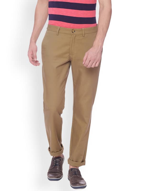 Buy Basics Off-White Comfort Fit Trousers for Men Online @ Tata CLiQ-demhanvico.com.vn