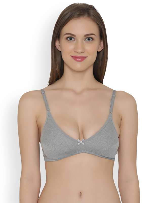 Cotton Rich Non-padded Bra With Lace In Red, Bras :: All Bras Online  Lingerie Shopping: Clovia