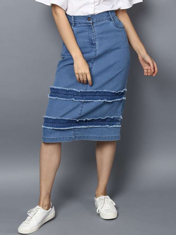 Women Denim Skirt Buy Women Denim Skirt online in India