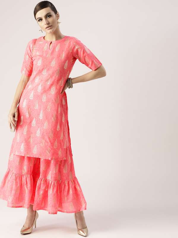 sharara suits on myntra