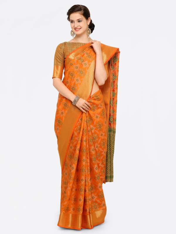 myntra kanchipuram silk saree