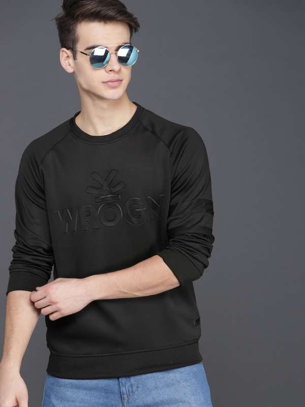Wrogn sweatshirt online top