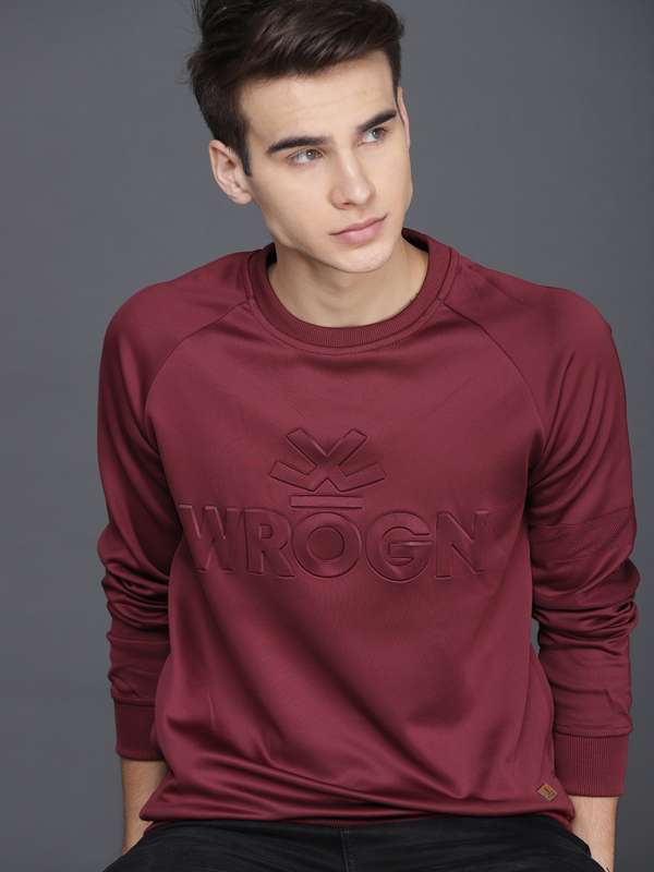 Wrogn Sweatshirts - Buy Wrogn 