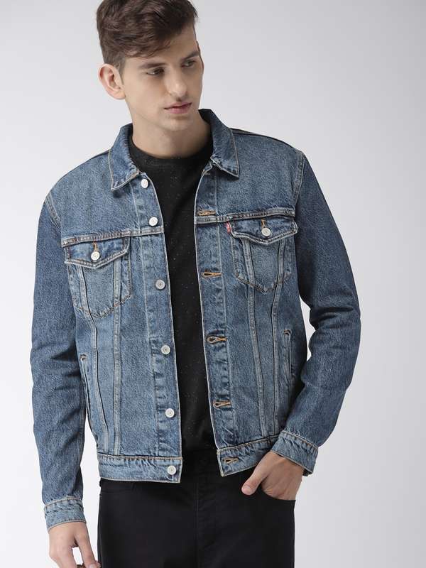levis denim jacket myntra