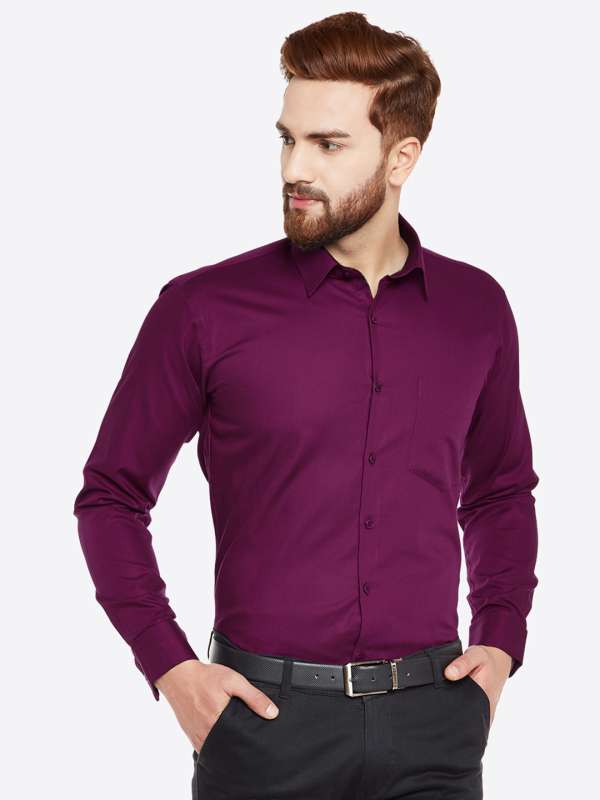 violet shirt for men