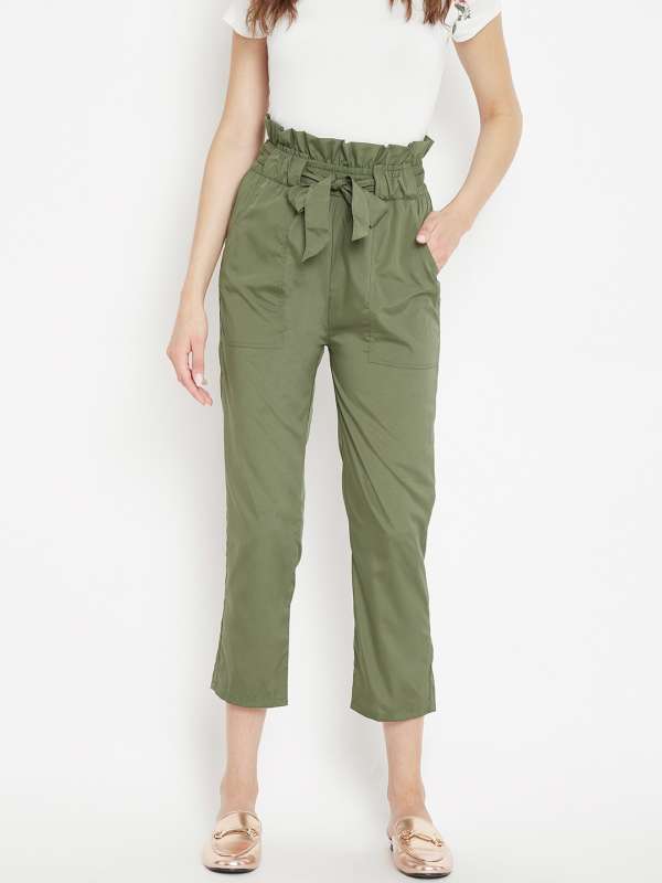 Buy Peach Trousers  Pants for Women by Quiero Online  Ajiocom