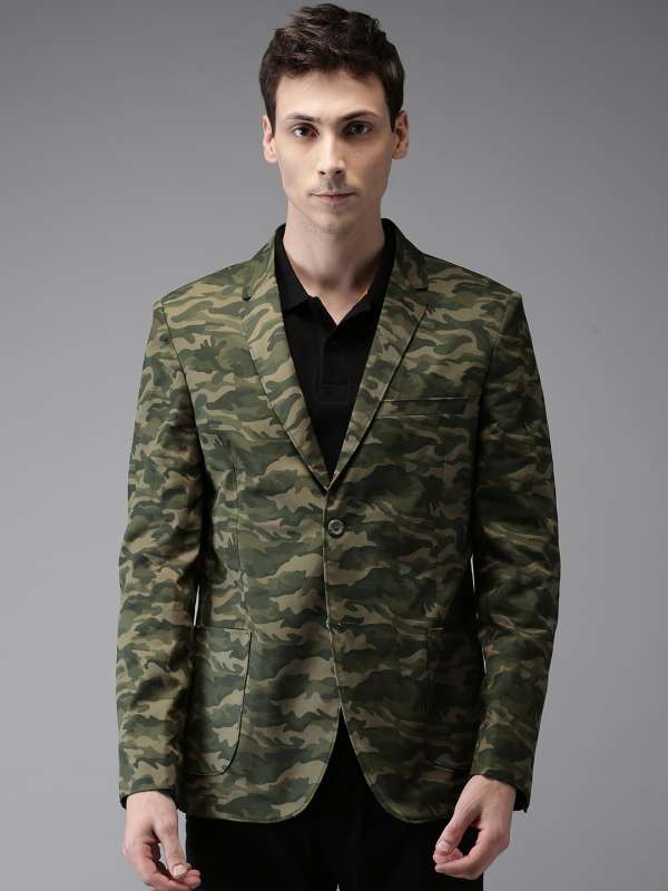 The Indian Garage Co Printed Blazers Buy The Indian Garage Co