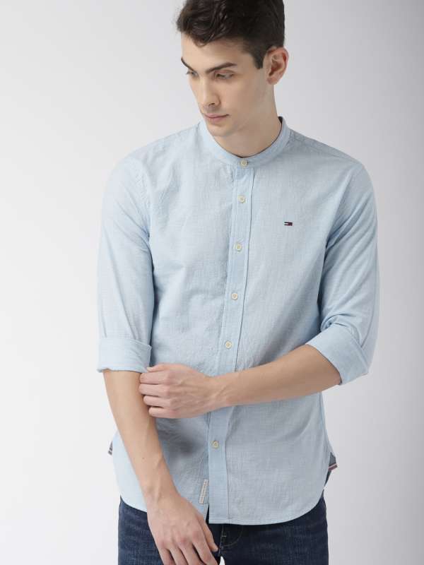 tommy hilfiger chinese collar shirts