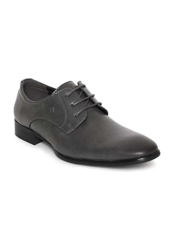 grey colour formal shoes