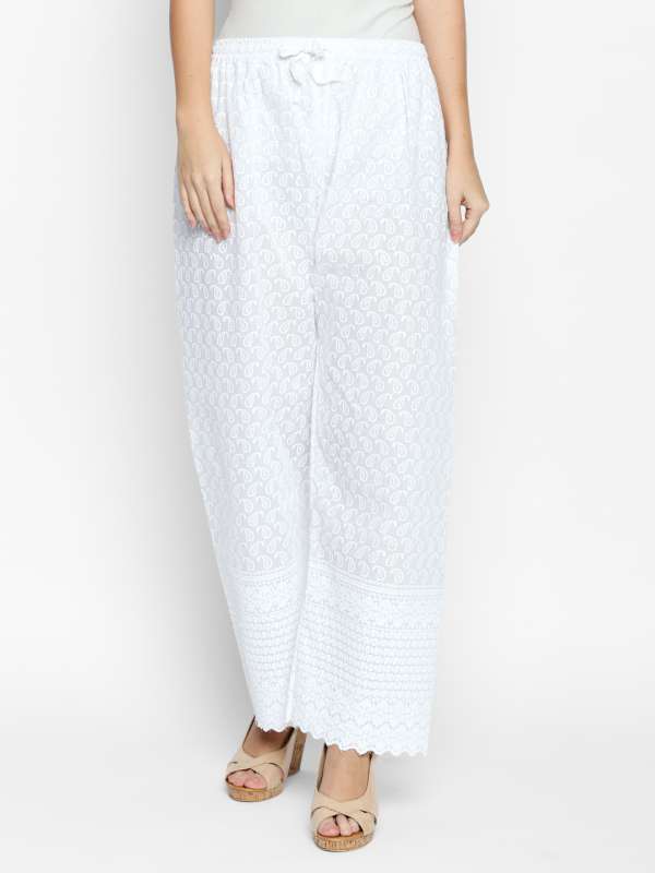 white palazzo pants online