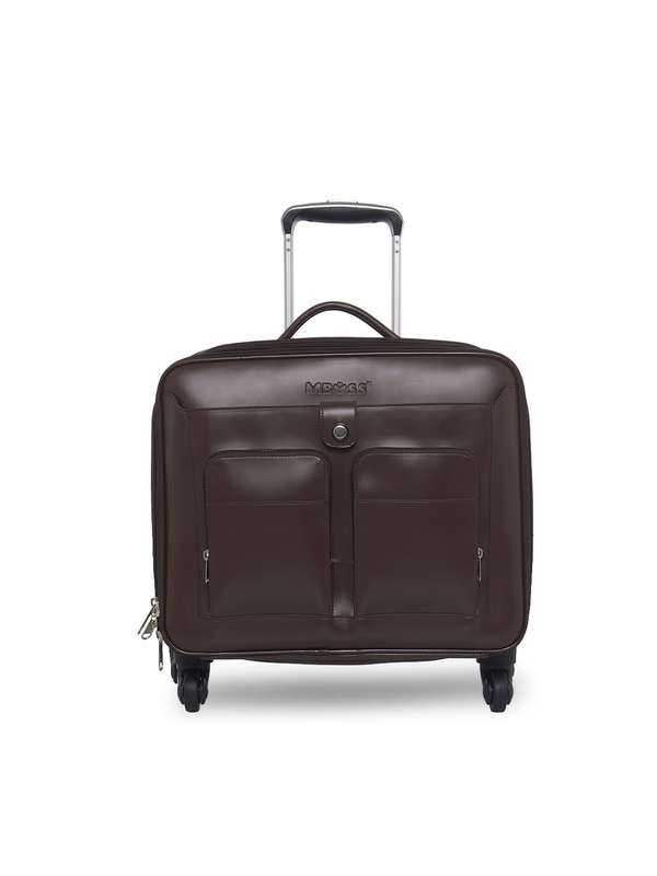 shree leather trolley bag
