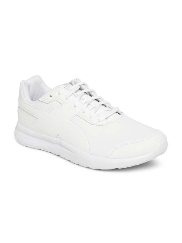 puma white sneakers myntra