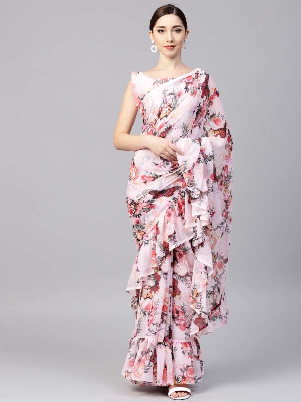 myntra saree gown