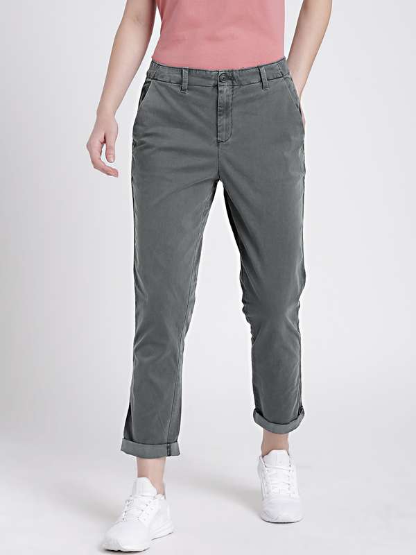 dark grey chinos womens