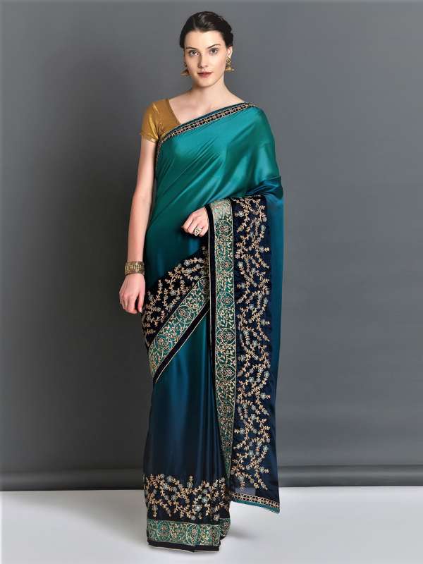 myntra sarees party wear