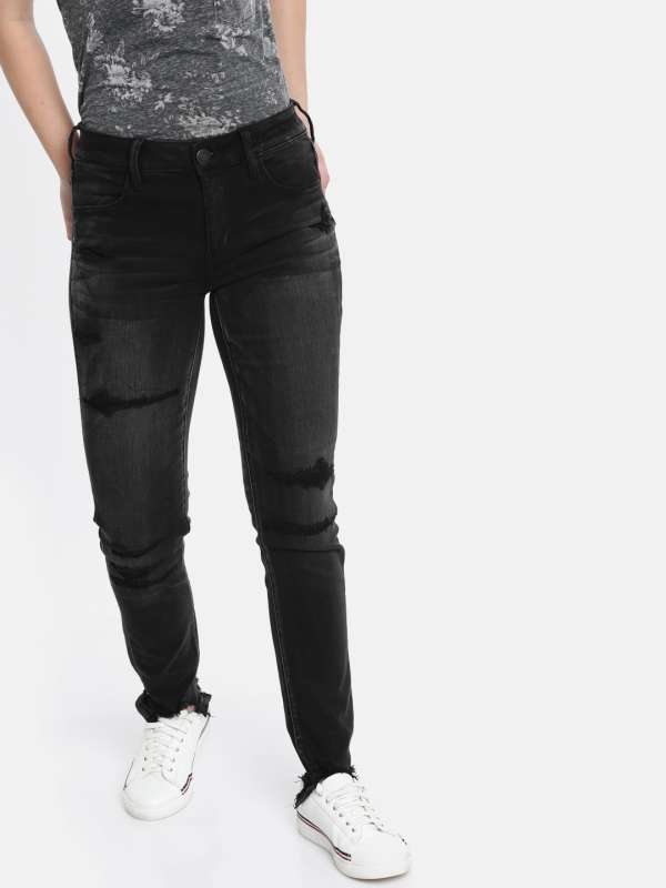 American Eagle Outfitters Slim Women Black Jeans - Buy American Eagle  Outfitters Slim Women Black Jeans Online at Best Prices in India