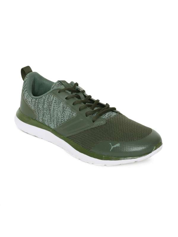 puma olive green shoes