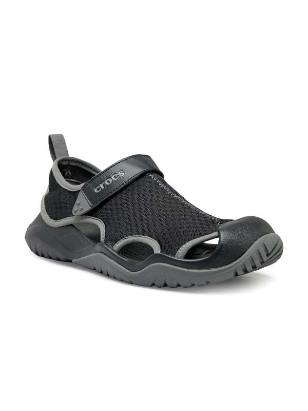 Crocs swiftwater wave black discount