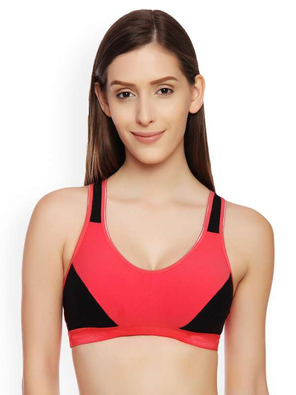 Buy Fame India collections Women Dark Red Plain Sports Bra. Easy