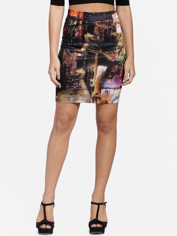 Cation Multicoloured Pencil Skirt Buy Cation Multicoloured
