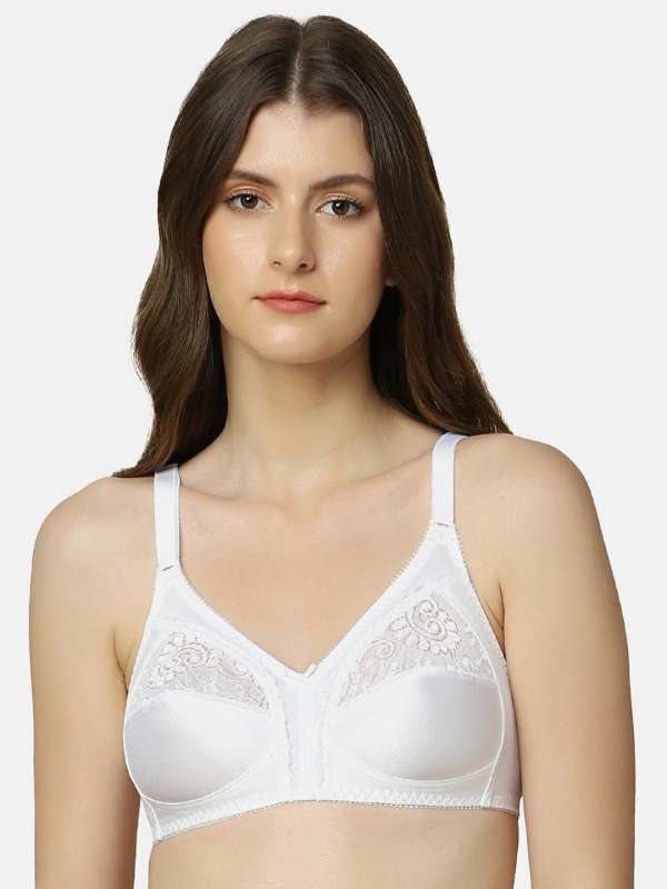 Buy Triumph Brown Printed Non-Padded Full Coverage Bra for Women
