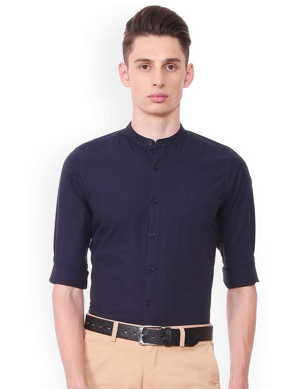 Allen Solly Mandarin Collar Shirts Buy Allen Solly Mandarin