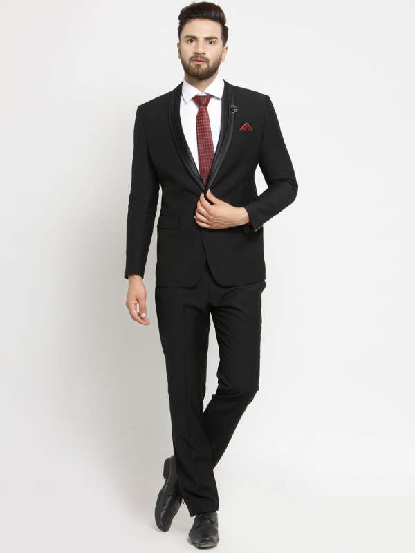 Buy Black 3 Piece Suit Online In India -  India