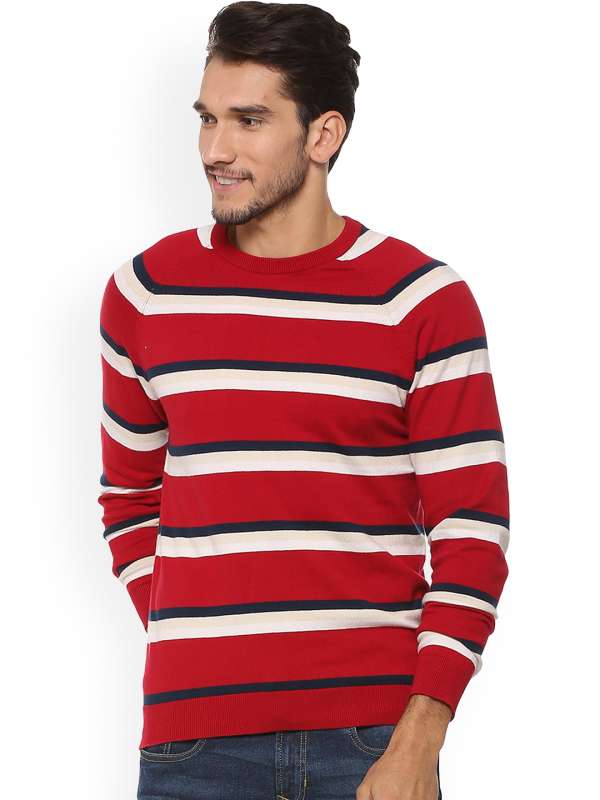 Red white sweater on sale