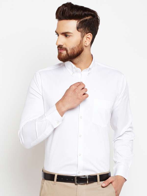 white shirt formal dress