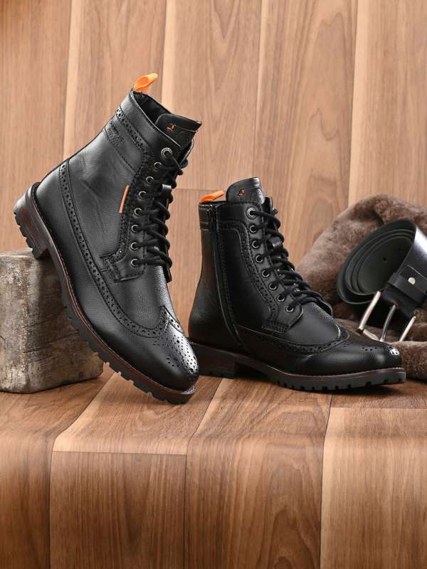 Superdry black boots store