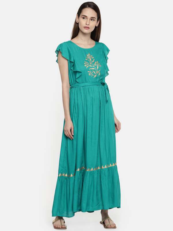 akkriti by pantaloons women's maxi dress