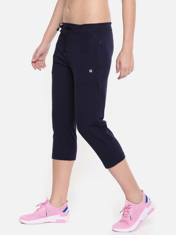 Buy Women's Super Combed Cotton Elastane Stretch Slim Fit Capri